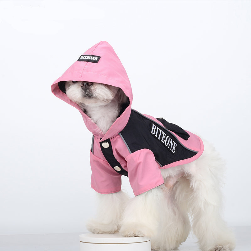 Waterproof Reflective Pet Raincoat with Hooded