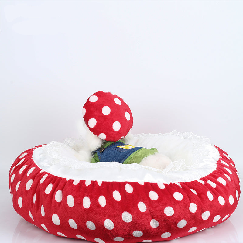 Power-Up Mushroom Pet Bed