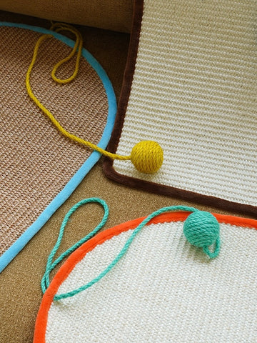 Colorful Sisal Cat Scratching Pad – Wall-Mountable & Multi-Use