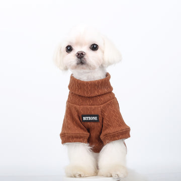 Caramel Cozy Pet Sweater