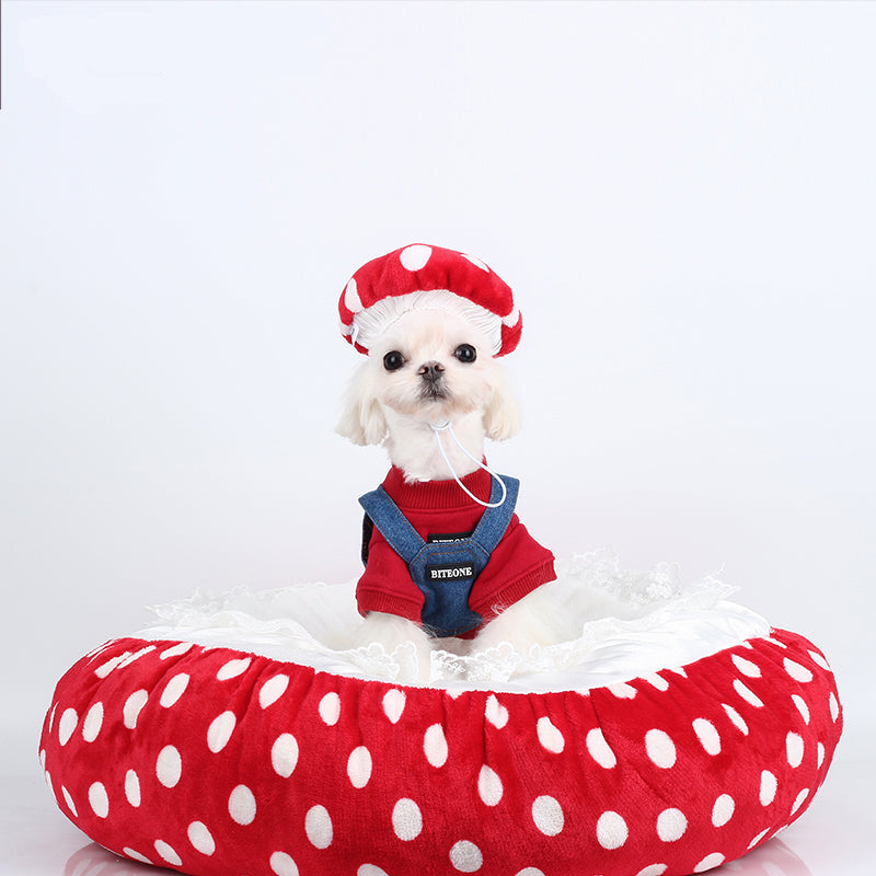Power-Up Mushroom Pet Bed